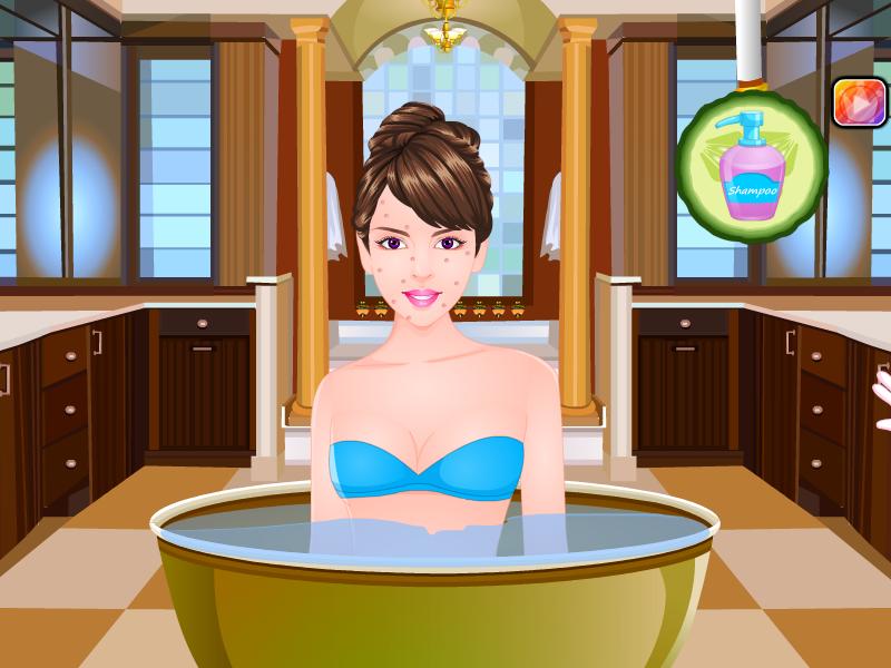 bathing salon girls games