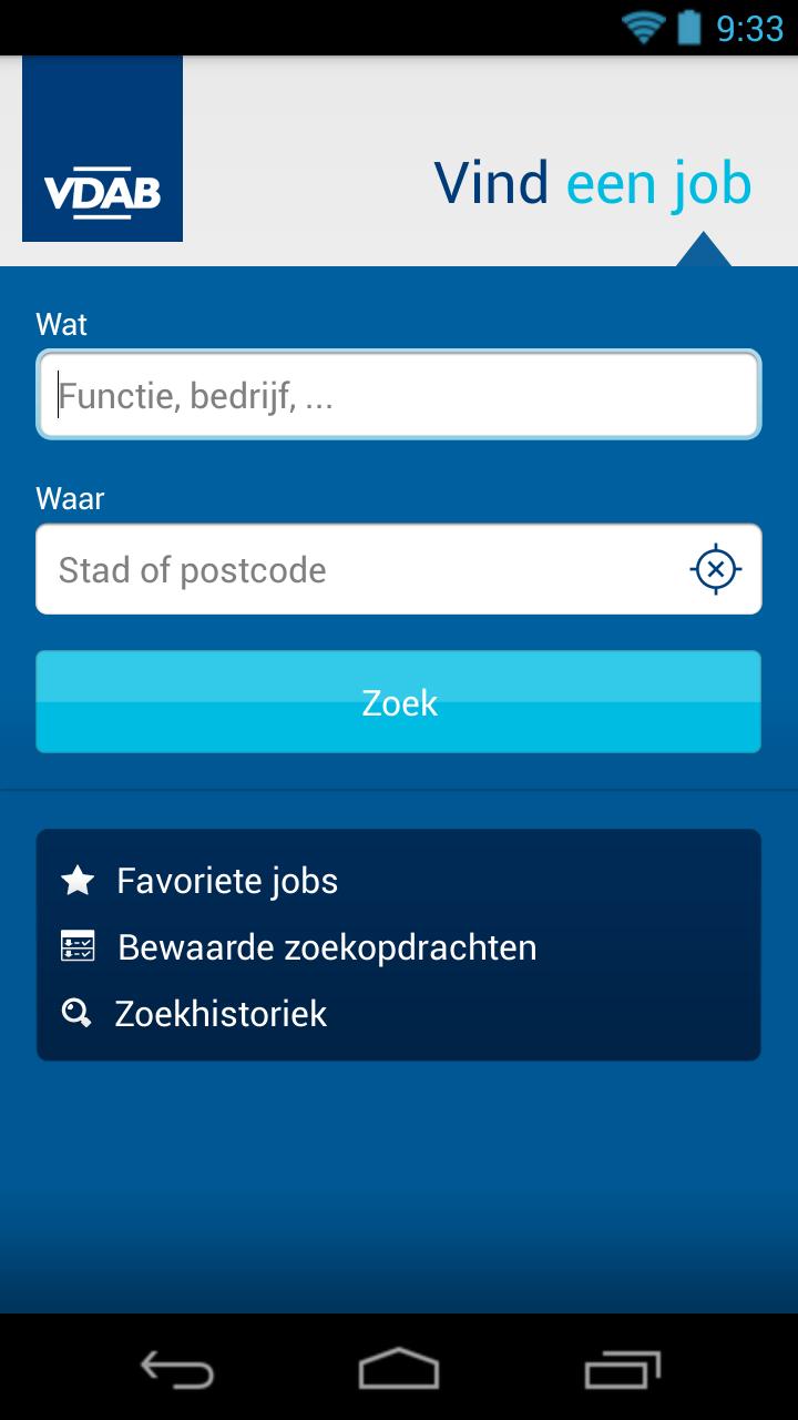 Vind een job