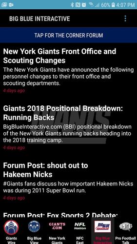 JD's New York Giants News